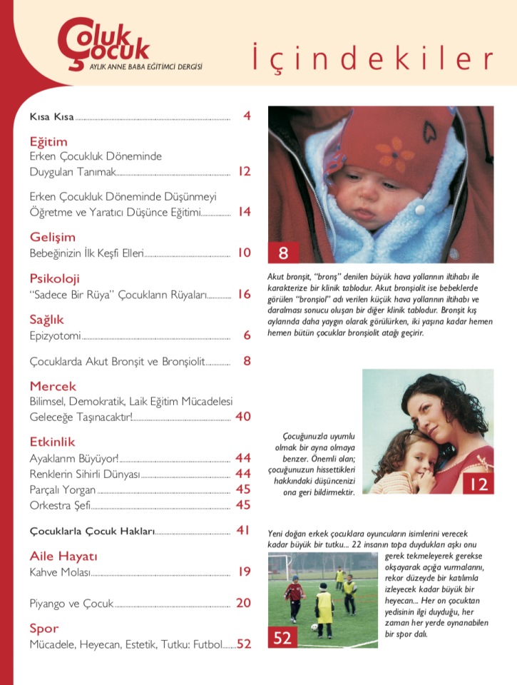 Çoluk Çocuk Aylık Anne Baba Eğitim Dergisi Sayı:34
