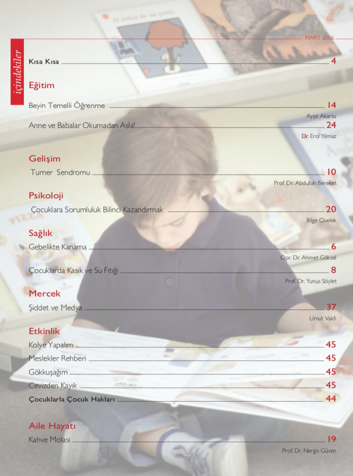 Çoluk Çocuk Aylık Anne Baba Eğitim Dergisi Sayı:58